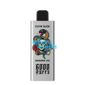HQD CUVIE SLICK BANANA ICE – 6000 PUFFS
