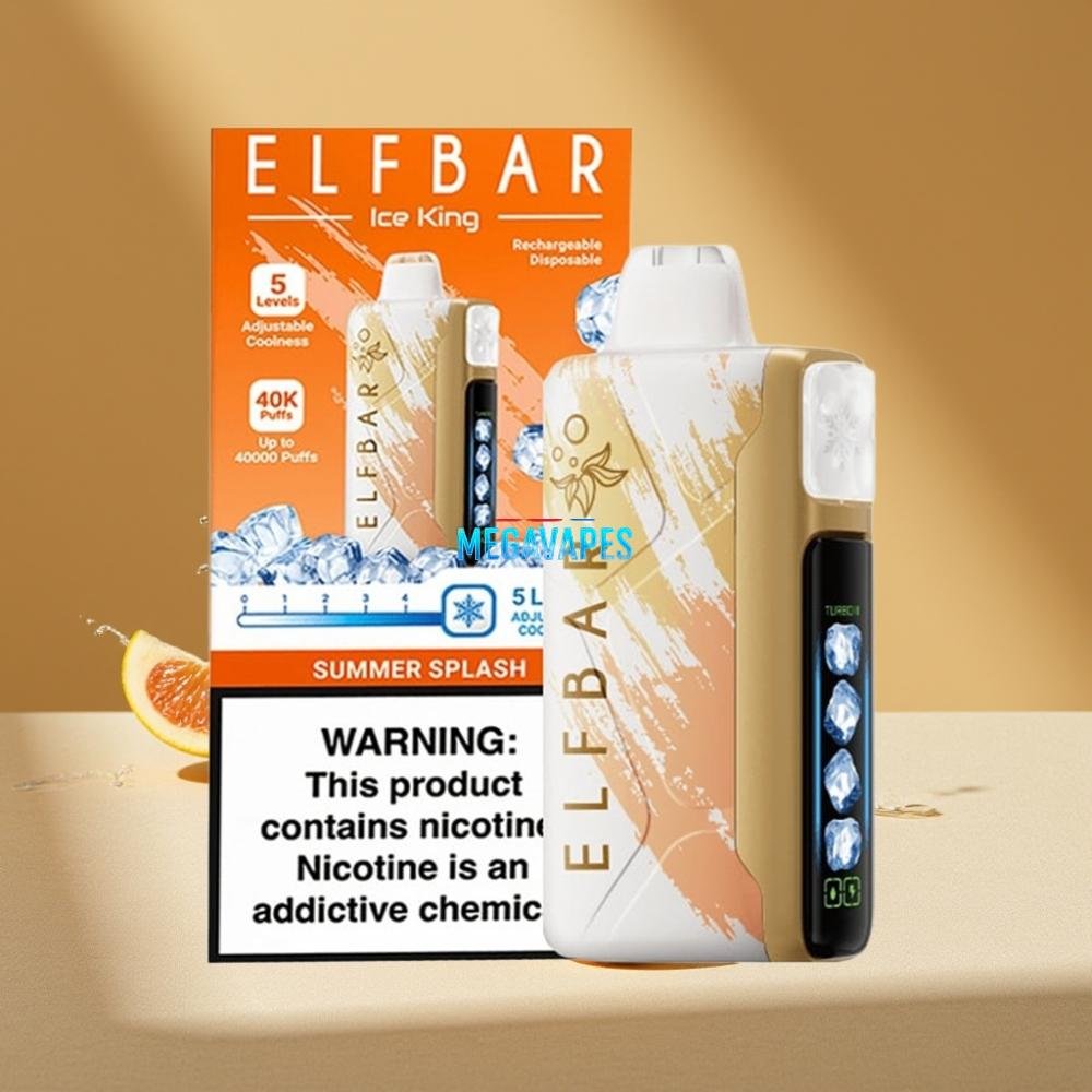 Elf Bar Ice King 40000 Puffs Rechargeable Disposable Vape with Adjustable Cooling - Image 2