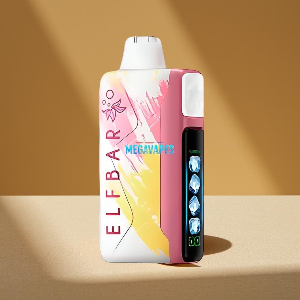 Elf Bar Ice King 40000 Puffs Rechargeable Disposable Vape with Adjustable Cooling & LCD Display – Tiger’s Blood