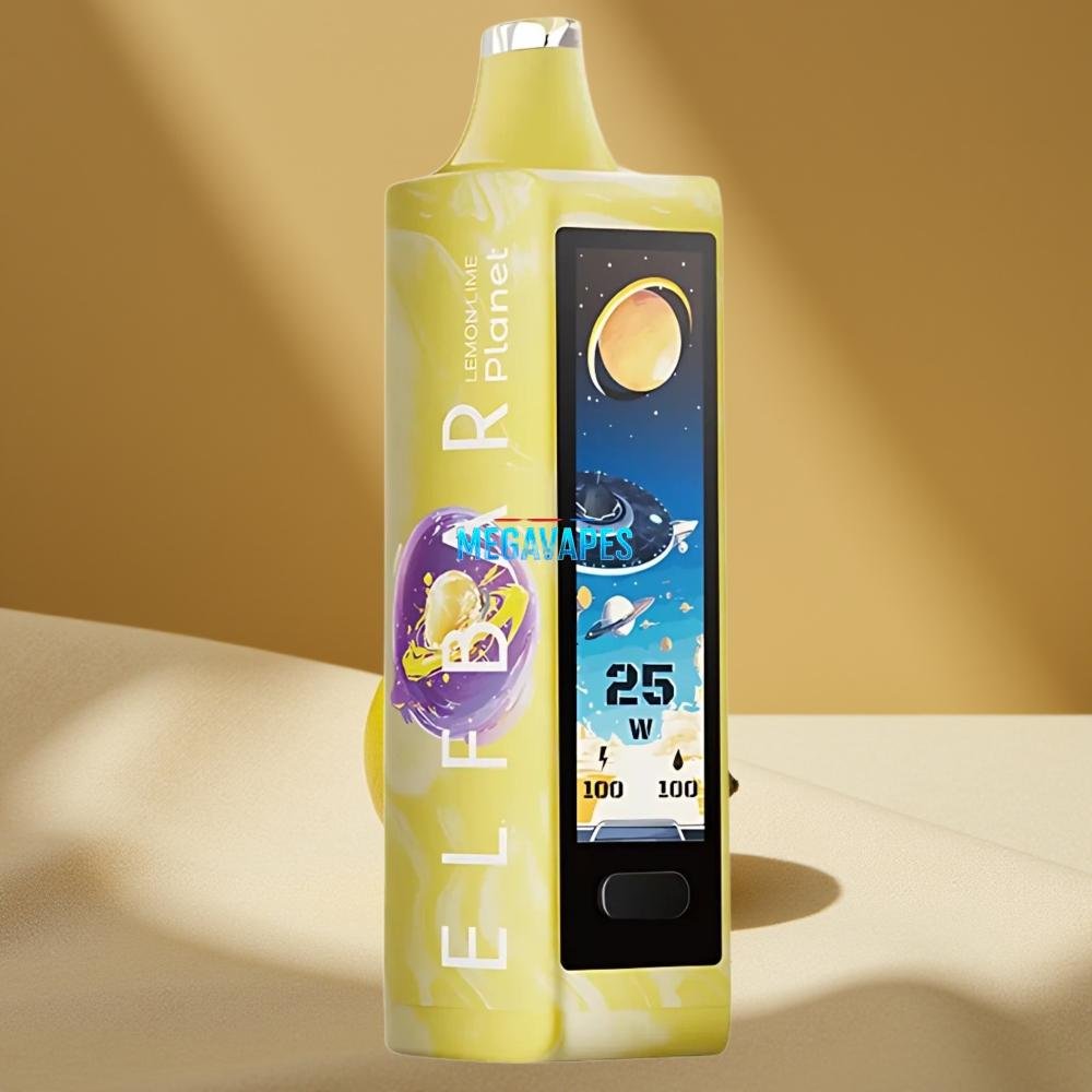 Elf Bar Planet 25000 Puffs 18ml Lemon Lime Rechargeable Mesh Disposable Vape 50mg