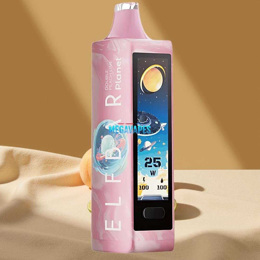 Elf Bar Planet 25000 Puffs 5% Mesh Disposable Vape Double Peach Lime
