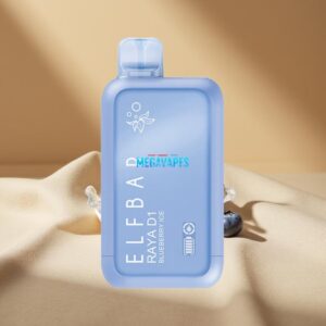 Elf Bar Raya D1 13000 Puffs 18ml Rechargeable Disposable Vape Blueberry Ice