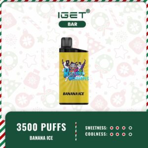 IGET BAR BANANA ICE – 3500 PUFFS