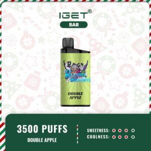 IGET BAR DOUBLE APPLE – 3500 PUFFS