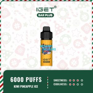 IGET BAR PLUS – KIWI PINEAPPLE ICE