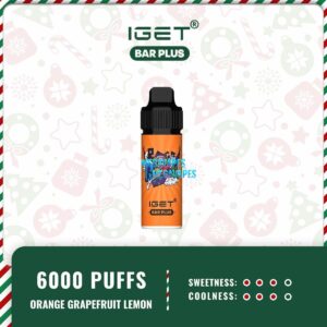 IGET BAR PLUS – ORANGE GRAPEFRUIT LEMON