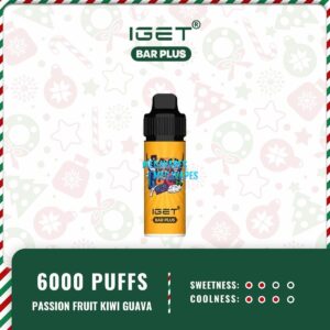 IGET BAR PLUS – PASSION FRUIT KIWI GUAVA