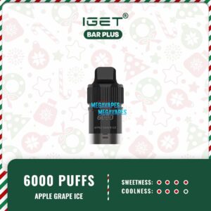IGET BAR PLUS POD ONLY – APPLE GRAPE ICE
