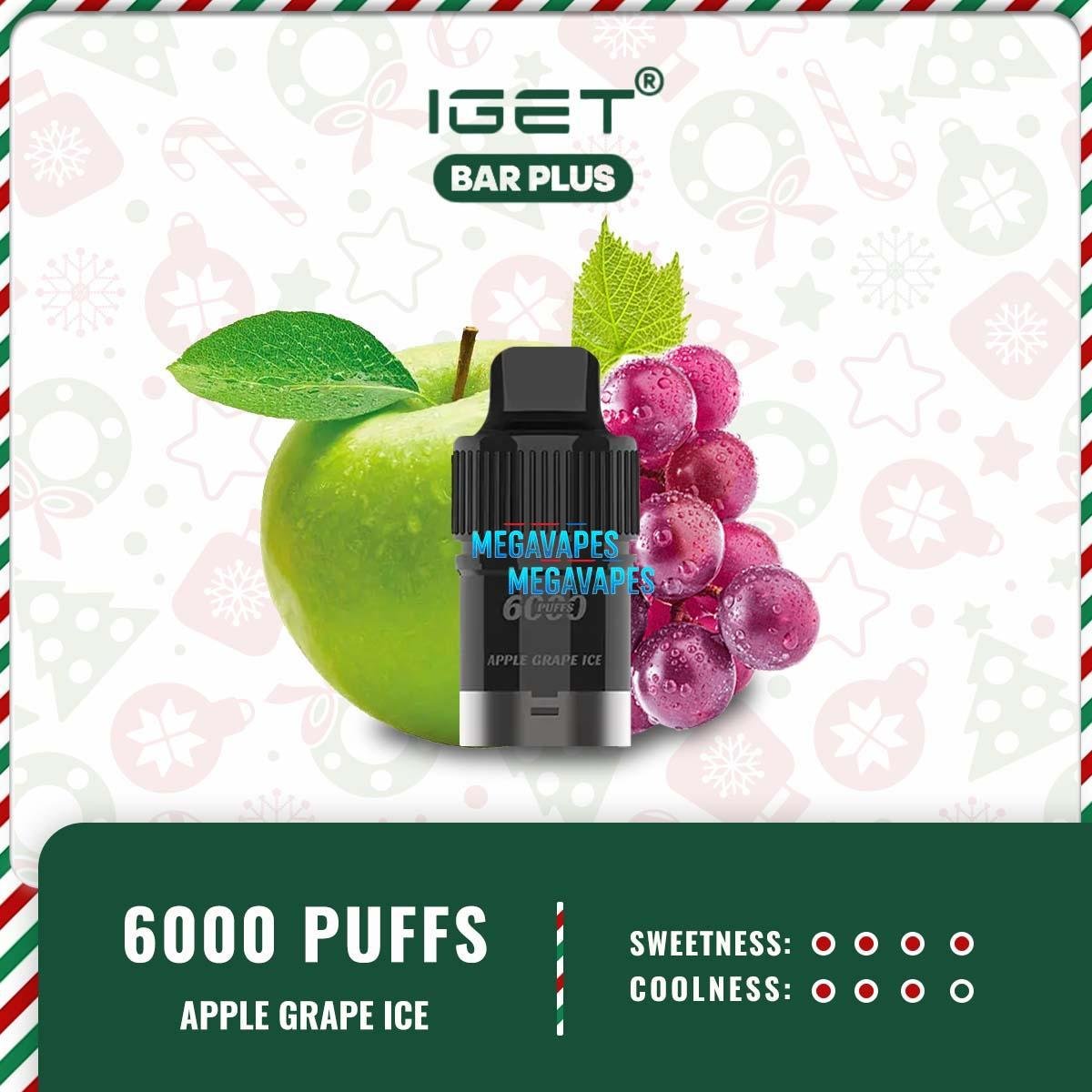 IGET BAR PLUS POD ONLY – APPLE GRAPE ICE - Image 2