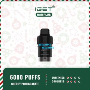 IGET BAR PLUS POD ONLY – CHERRY POMEGRANATE