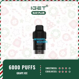 IGET BAR PLUS POD ONLY – GRAPE ICE