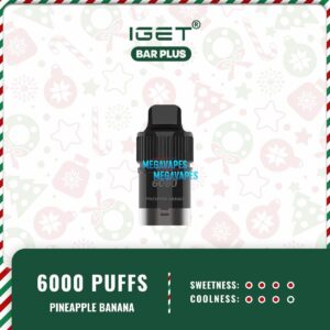 IGET BAR PLUS POD ONLY – PINEAPPLE BANANA