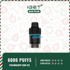 IGET BAR PLUS POD ONLY – STRAWBERRY KIWI ICE