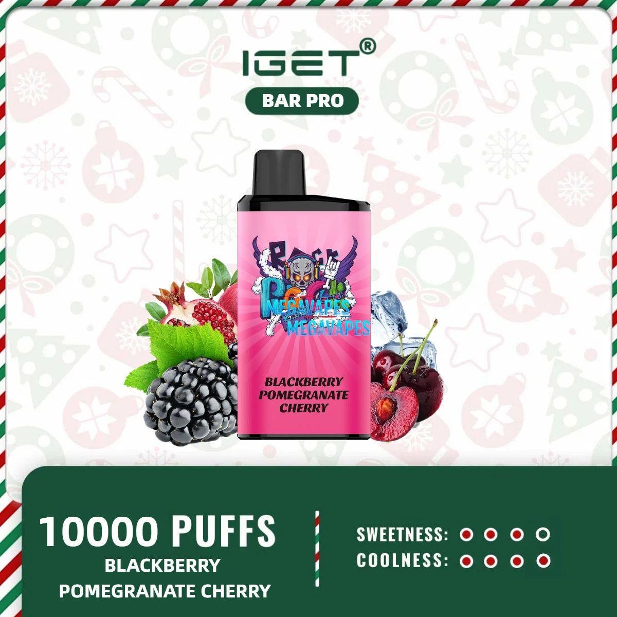 IGET BAR PRO – BLACKBERRY POMEGRANATE CHERRY - Image 2
