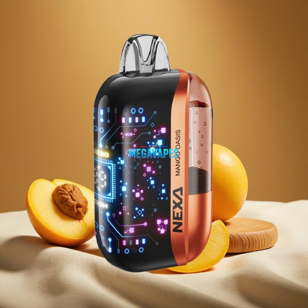 NEXA Ultra 50K Disposable Vape – 20ml Prefilled, 5% Nicotine, 0.9ohm Dual Mesh, Mango Oasis