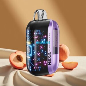NEXA Ultra 50K Disposable Vape – 20ml Prefilled, 5% Nicotine, Type-C Charging, Georgia Peach Ice
