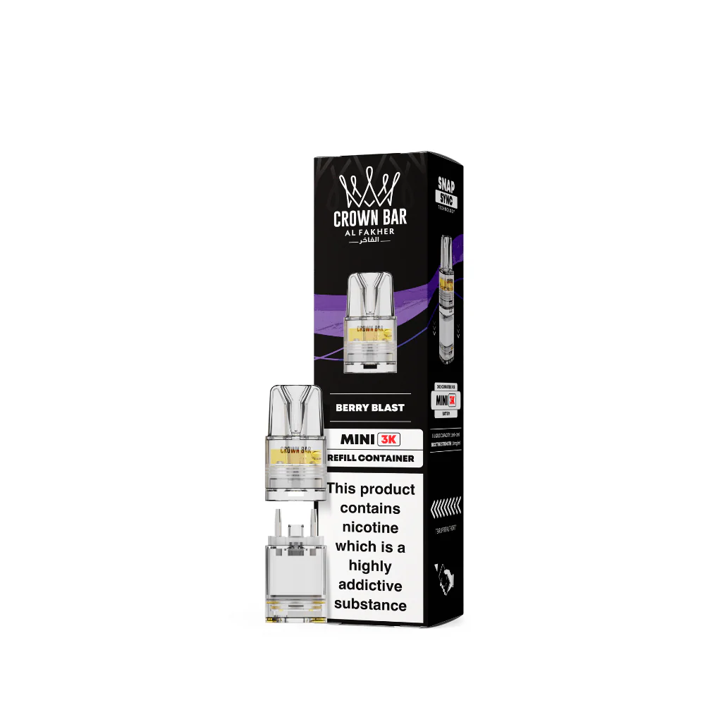 Al Fakher Crown Bar Mini 3K Refill Pods