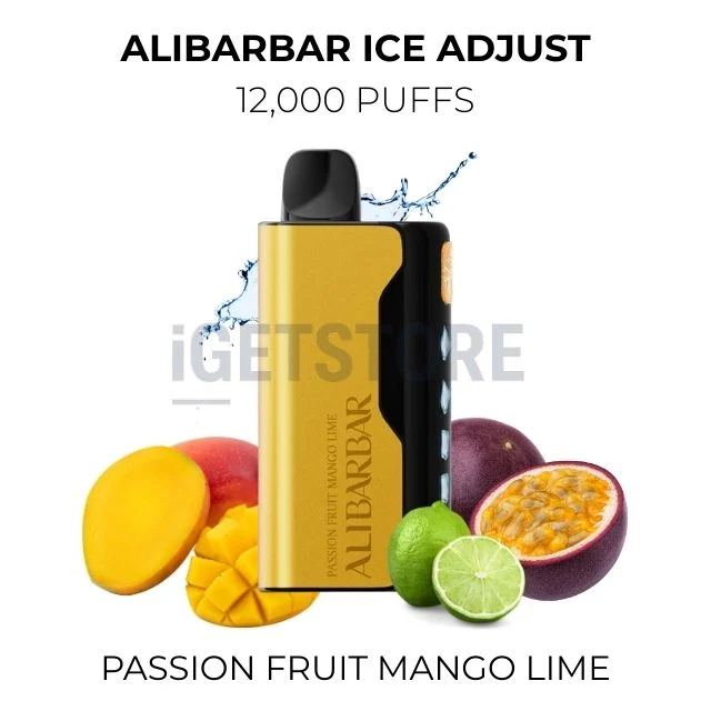 Alibarbar Ice Adjust 12000 Puffs – Passion Fruit Mango Lime