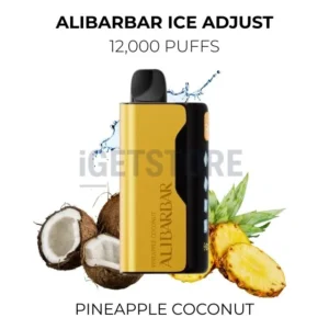 Alibarbar Ice Adjust 12000 Puffs – Pineapple Coconut