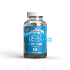 Cookies – CBD/CBG Gummy C-Shape 25mg/25mg – London Pound Cake 30ct Jar