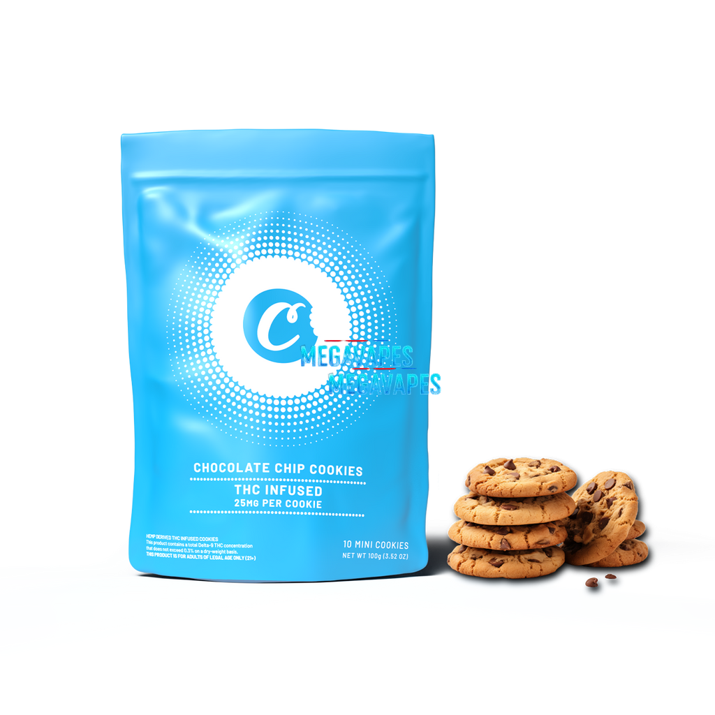 Cookies – Delta 9 Chocolate Chip Cookie 25mg – 10ct Bag