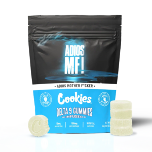 Cookies – Delta 9 Gummy 10mg – Adios MF – 10ct Bag