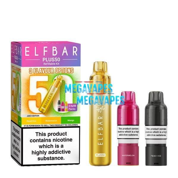 ELF BAR Plus 50 Prefilled Pod Vape Kit - Image 7