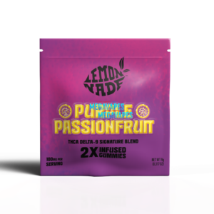 LemonNade – THCA Delta 9 Blend Gummies – Purple Passionfruit