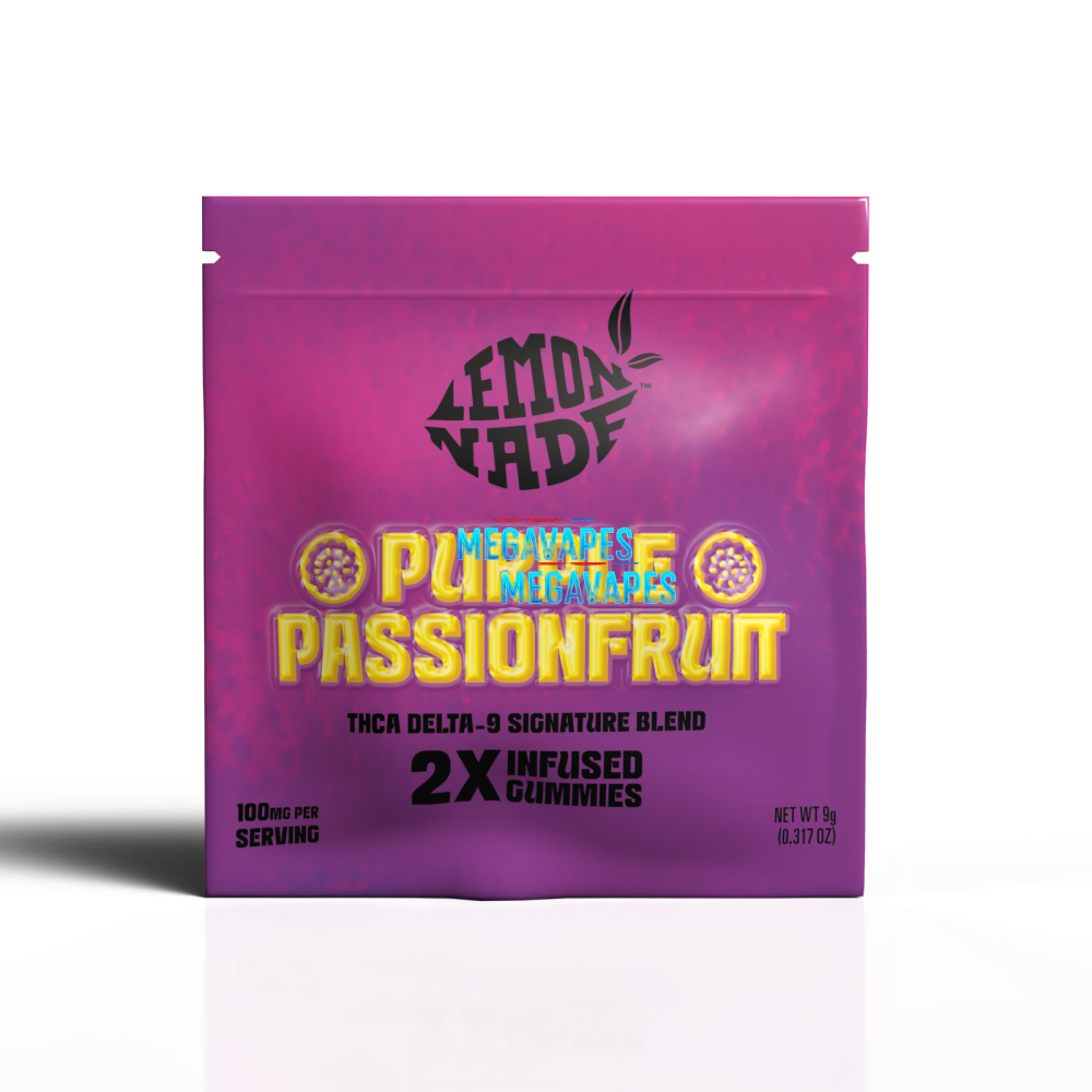 LemonNade – THCA Delta 9 Blend Gummies – Purple Passionfruit