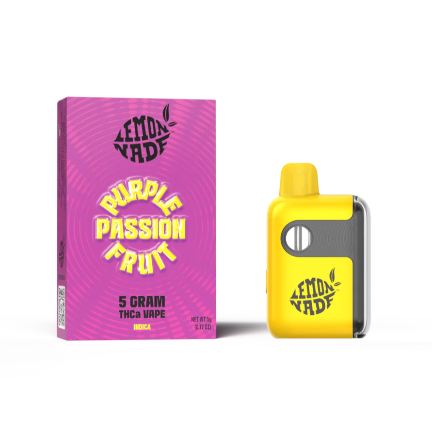 LemonNade – THCA Disposable 5g – Purple Passionfruit