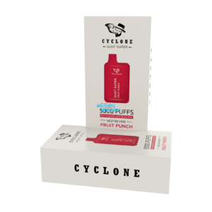 Nicotine Free Gust Super Fruit Punch Rechargeable Disposable Vape