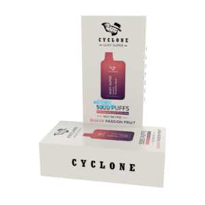 Nicotine Free Gust Super Guava Passion Fruit Rechargeable Disposable