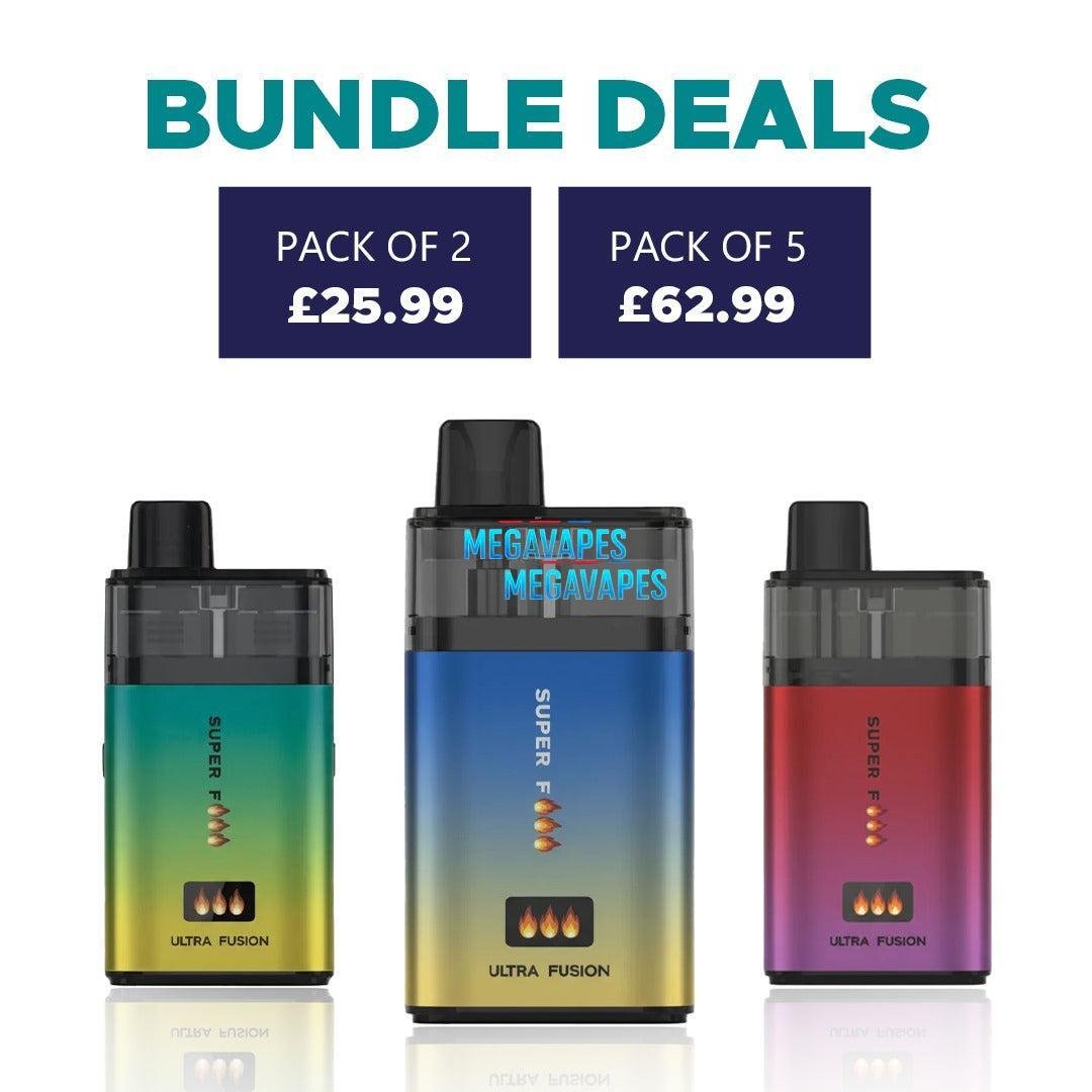 Superfire Ultra Fusion 60K, 60,000 Puffs Prefilled Pod Kit - Image 2