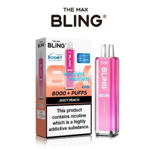 The Crystal Bling Max 8000 Pre-filled VAPE – (BOX OF 5)
